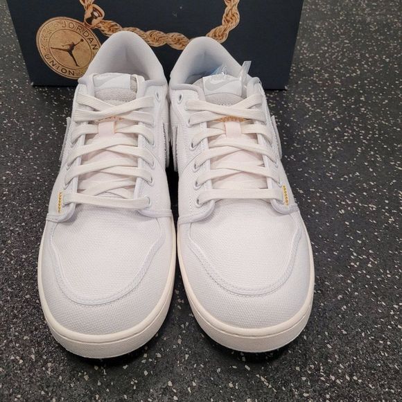 Nike Air Jordan 1 AJKO Low SP Union White Canvas Size 11.5 Mens DO8912-101 - Picture 4 of 9